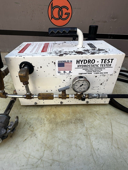 GENERAL PUMP HYDRO TEST HYDROSTATIC TESTER AR1.5-1000 PNEUMATIC 1000 PSI