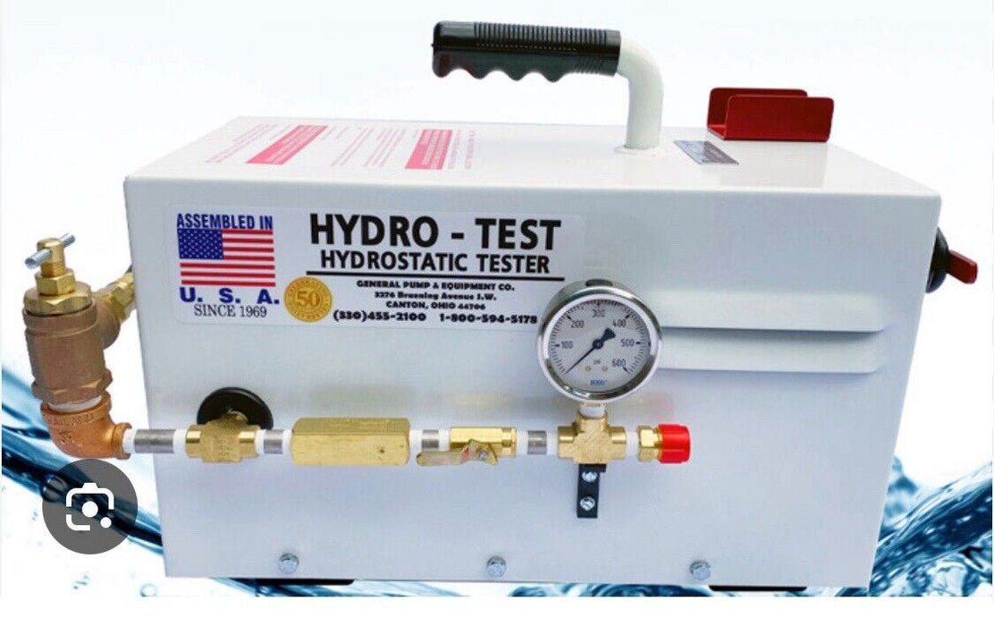 GENERAL PUMP HYDRO TEST HYDROSTATIC TESTER AR1.5-1000 PNEUMATIC 1000 PSI NEW