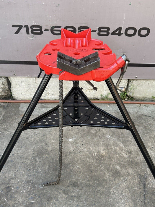 Ridgid Tristand® 460-12 Portable Tripod Chain Vise 1/8 - 12” Capacity Nice #7