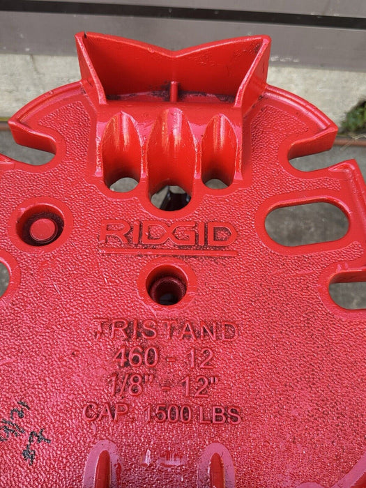 Ridgid Tristand® 460-12 Portable Tripod Chain Vise 1/8 - 12” Capacity Nice #7