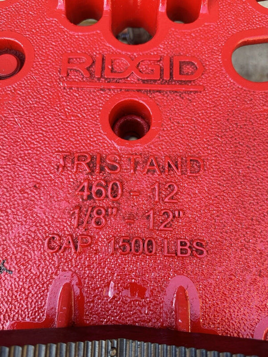 Ridgid Tristand® 460-12 Portable Tripod Chain Vise 1/8 - 12” Capacity Nice #7