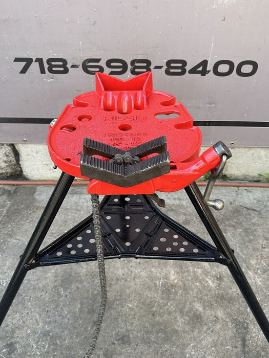 Ridgid Tristand® 460-12 Portable Tripod Chain Vise 1/8 - 12” Capacity Nice #8