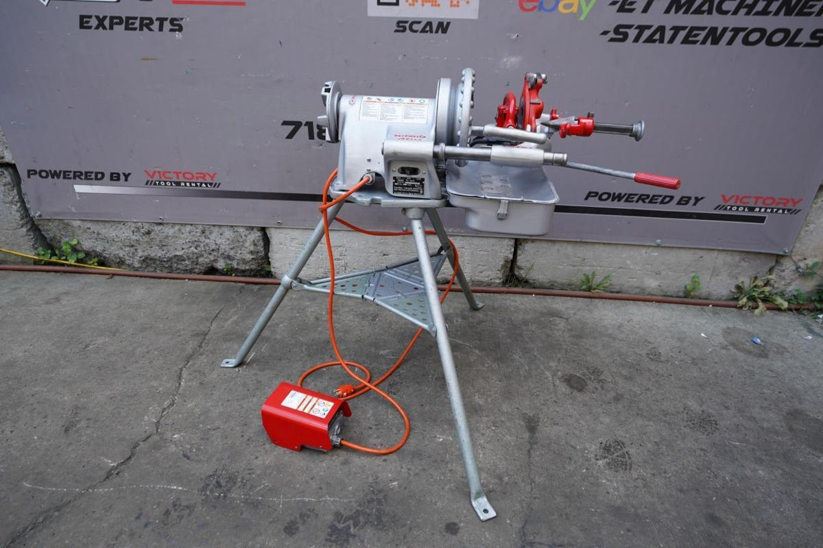 National Threader Threading Machine Ridgid 300 Pipe Threader Threading Machine 811 Die Self Oiler. Works G ...