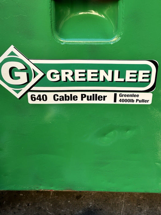 Greenlee 4000 lbs Wire Cable Tugger Puller Very Late Model Works Great!10/29 #2