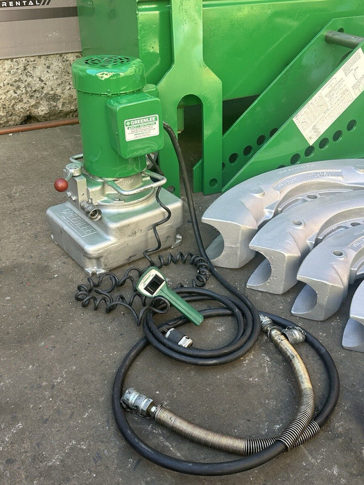 Greenlee 885TE 2-1/2, 3, 4 inch EMT Pipe Bender & 885 Rigid 1-1/4 to 5” Warranty