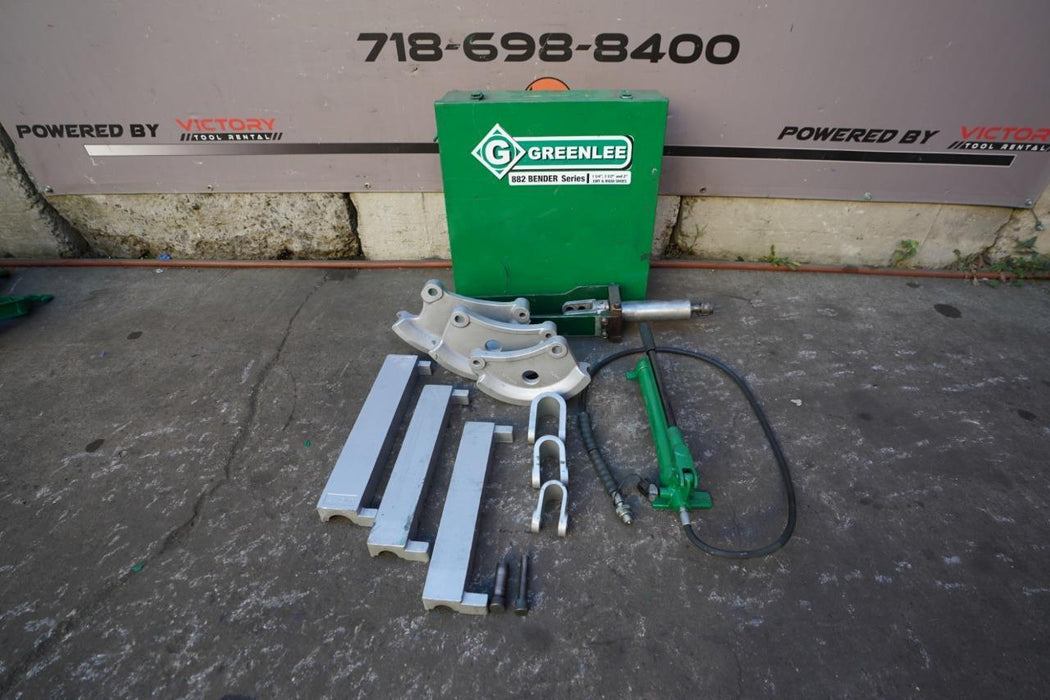 Greenlee 882 EMT Bender 1 1/4 1 1/2 2 inch Hydraulic pump. Works fine. bg4