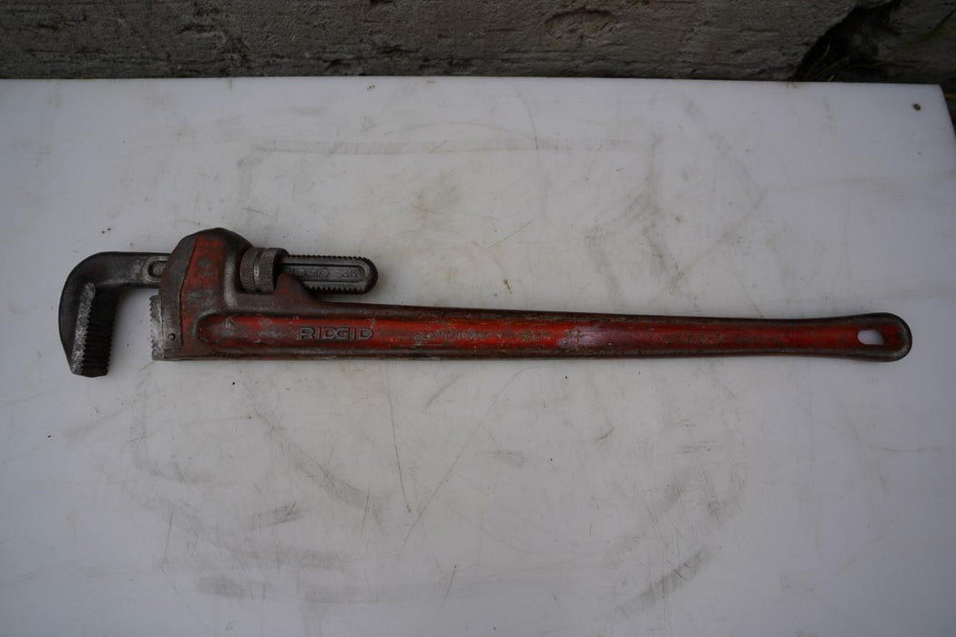 Ridgid 36 inch Pipe Wrench  Good Condition. #4