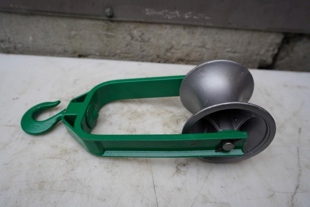 Greenlee Cable Sheave 4000 lbs 6 inch for Tugger Puller. Nice Shape.  #2