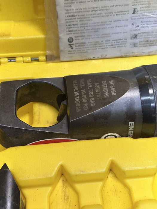 ENERPAC NC 5060 HYDRAULIC NUT SPLITTER/ CUTTER 50 TON 50MM-60MM + NEW CUTTER