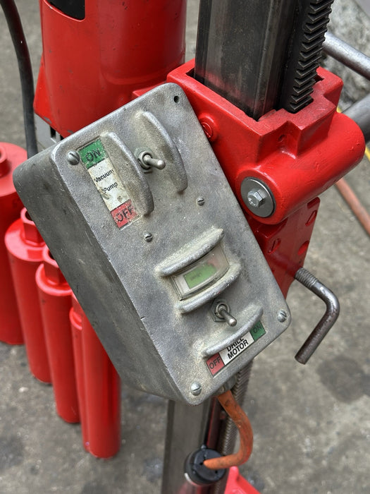 Milwaukee Core Drill Rig with Stand and 6 Bits.  Works Great #5
