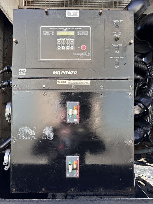 Multiquip MQ 80KW Towable Diesel Generator - 1207 Hrs MQP80IV 120/240 Runs Great