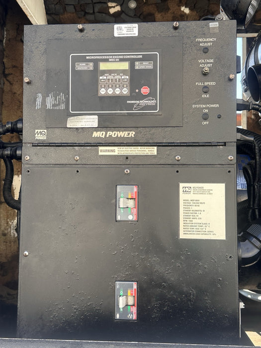 Multiquip MQ 100KW Towable Diesel Generator - MQP100IV 120/240 Only 95 Hrs 2007