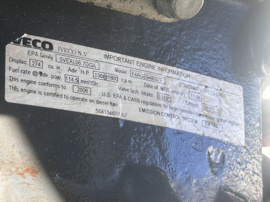 Multiquip MQ 100KW Towable Diesel Generator - MQP100IV 120/240 Only 95 Hrs 2007