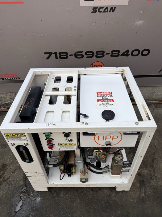 HPP10D Diesel Portable Hydraulic Pump 2-Tool Power Pack 5k Psi, 9HP , 535 Hours