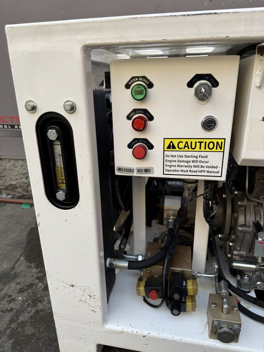 HPP10D Diesel Portable Hydraulic Pump 2-Tool Power Pack 5k Psi, 9HP , 435 Hours