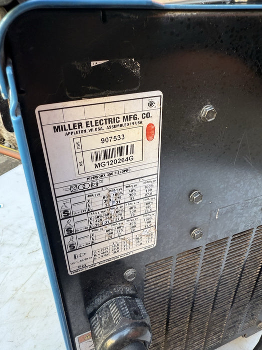 Miller PipeWorx 350 FieldPro Welder 230/460/575 Volts 1/3 Phase (907533) #4