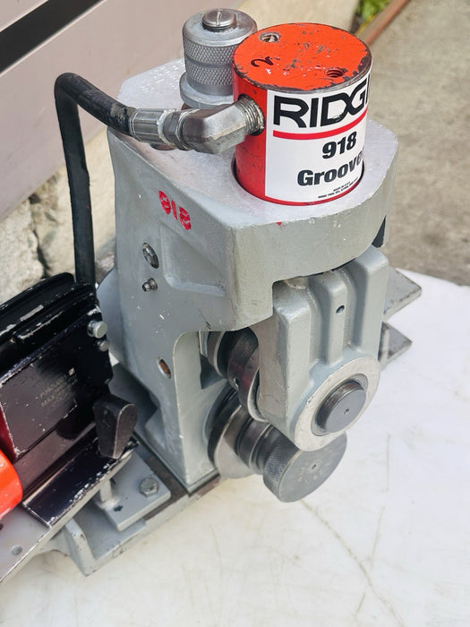 Rigid 918 Roll Groover 2" - 12" Capacity , Set For 8-12” Fits Ridgid 300 535 #2
