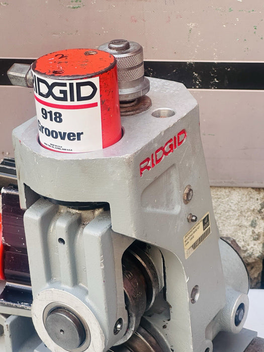 Rigid 918 Roll Groover 2" - 12" Capacity , Set For 8-12” Fits Ridgid 300 535 #2