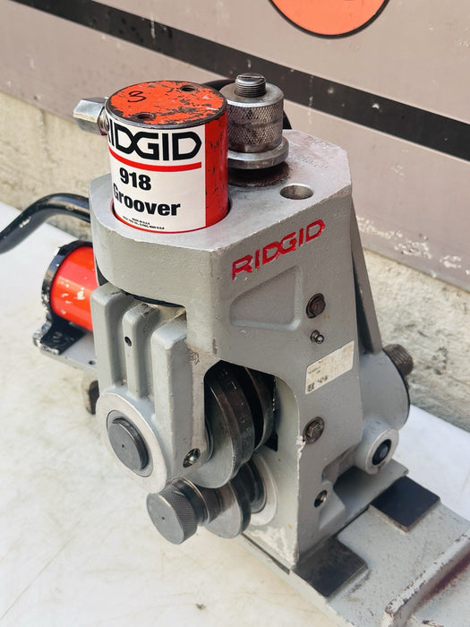 Rigid 918 Roll Groover 2" - 12" Capacity , Set For 2-6” Fits Ridgid 300 535 #3