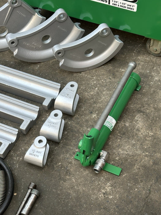 Greenlee 882 EMT Bender 1 1/4 1 1/2 2 inch Hydraulic pump Excellent Shape #2