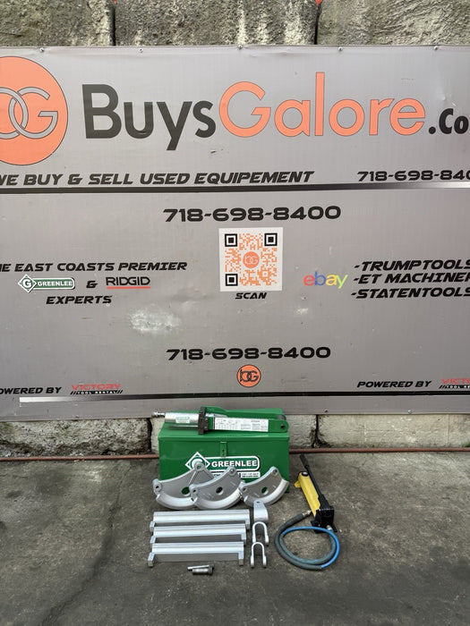 Greenlee 882 EMT Bender 1 1/4 1 1/2 2 inch Hydraulic pump Excellent Shape #3