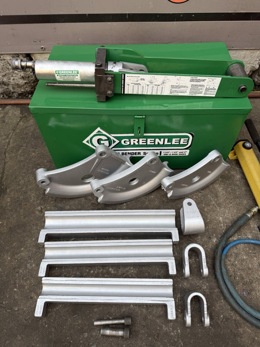 Greenlee 882 EMT Bender 1 1/4 1 1/2 2 inch Hydraulic pump Excellent Shape #3