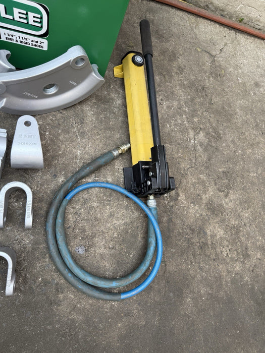 Greenlee 882 EMT Bender 1 1/4 1 1/2 2 inch Hydraulic pump Excellent Shape #3