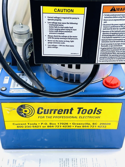 SPX POWER TEAM PE462-CT ELECTRIC HYDRAULIC PUMP  10K PSI  CURRENT  TOOLS PUMP NW