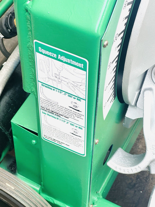 Greenlee 555 1/2-2" Conduit Pipe Bender Brand New Board ** 1-Year Warranty** BG4