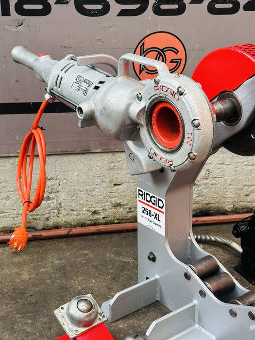 Ridgid 258-XL Power Pipe Cutter 8-12” w/ Hyd Pump + Rigid 700 Threader  5/29 #1