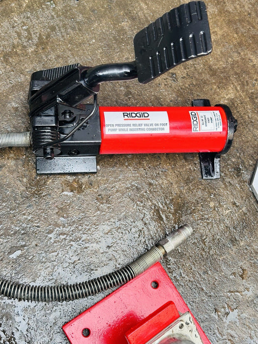 Ridgid 258-XL Power Pipe Cutter 8-12” w/ Hyd Pump + Rigid 700 Threader  5/29 #2