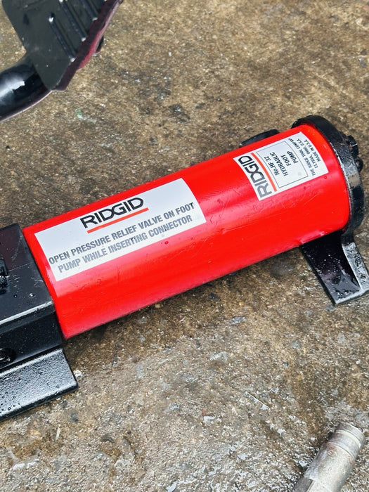 Ridgid 258-XL Power Pipe Cutter 8-12” w/ Hyd Pump + Rigid 700 Threader  5/29 #2