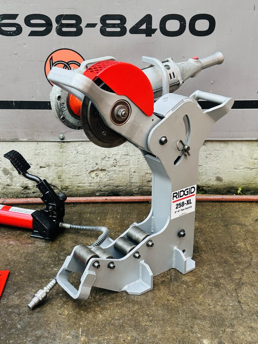 Ridgid 258-XL Power Pipe Cutter 8-12” w/ Hyd Pump + Rigid 700 Threader  5/29 #3