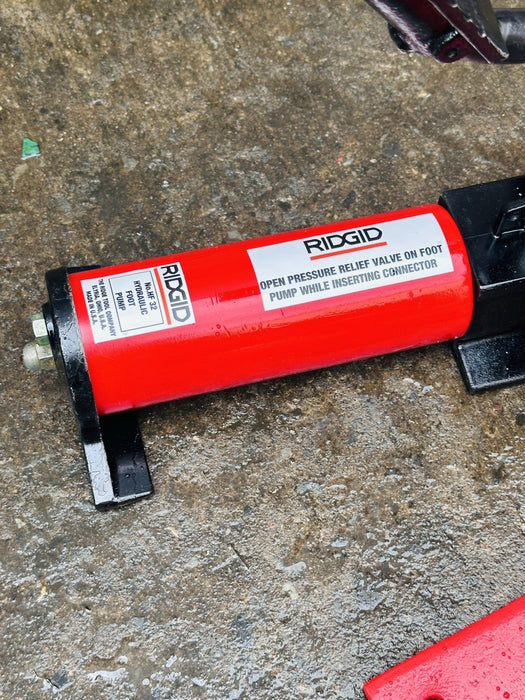 Ridgid 258-XL Power Pipe Cutter 8-12” w/ Hyd Pump + Rigid 700 Threader  5/29 #3