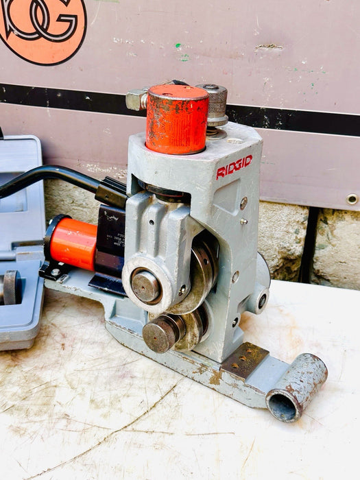 Ridgid 918 Hydraulic Roll Groover 2 to 12 inches for Pipe Threader Works 6/2 #1