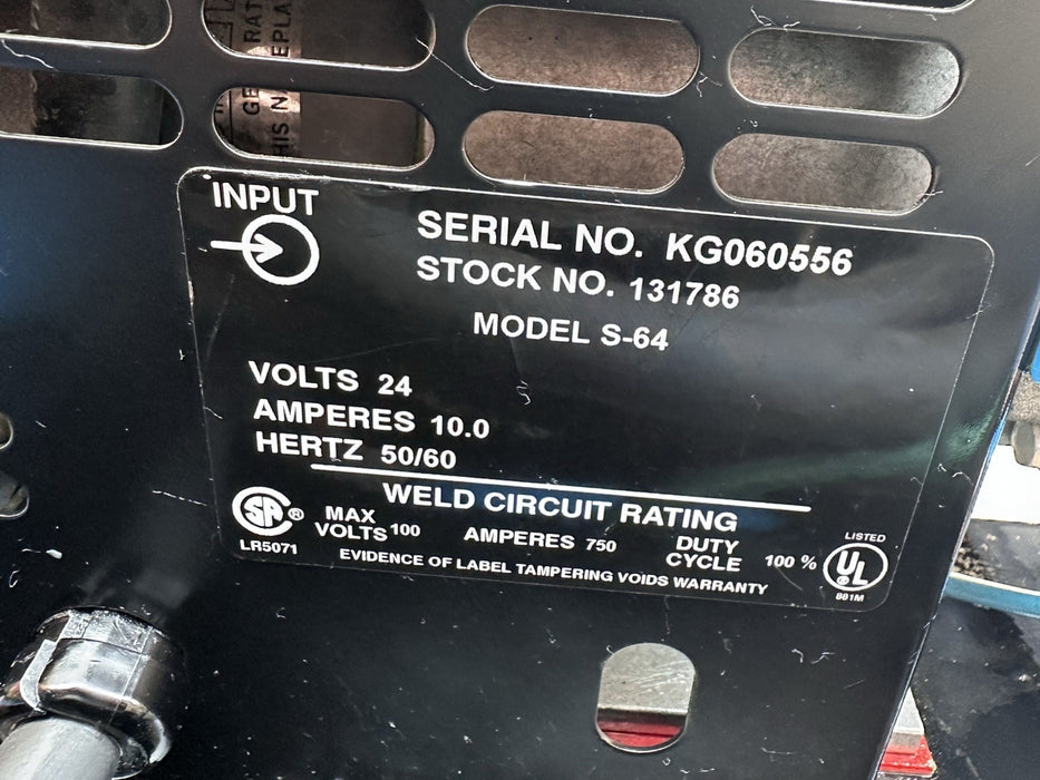 Miller Deltaweld 452 CV-DC , 230/460 V, 3ph + Miller S-64 24V Wire Feeder Mint🔥