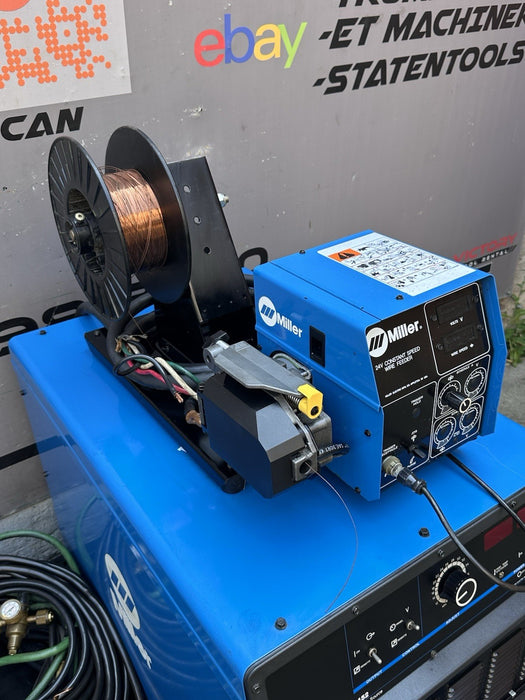 Miller Deltaweld 452 CV-DC , 230/460 V, 3ph + Miller S-64 24V Wire Feeder Mint🔥