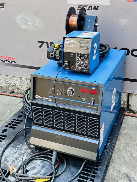 Miller Deltaweld 452 CV-DC , 230/460 V, 3ph + Miller S-64 24V Wire Feeder Mint🔥