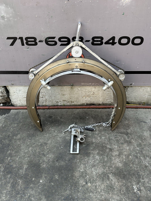 Mathey Dearman 4SA Pipe Beveling Machine 20-26 + Bridge, Dogs, Chain, Metal Case