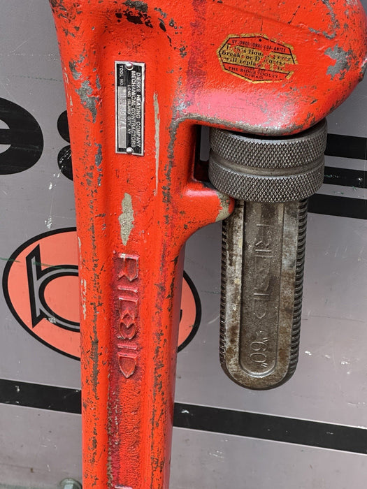 Ridgid 31045 60" Straight Pipe Wrench - Model 60