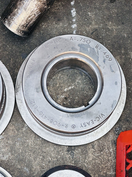 VICTAULIC VE416-FS Hydraulic Vic Roll Groover 2-16” Grooving Dies + Ridgid 300 ✅