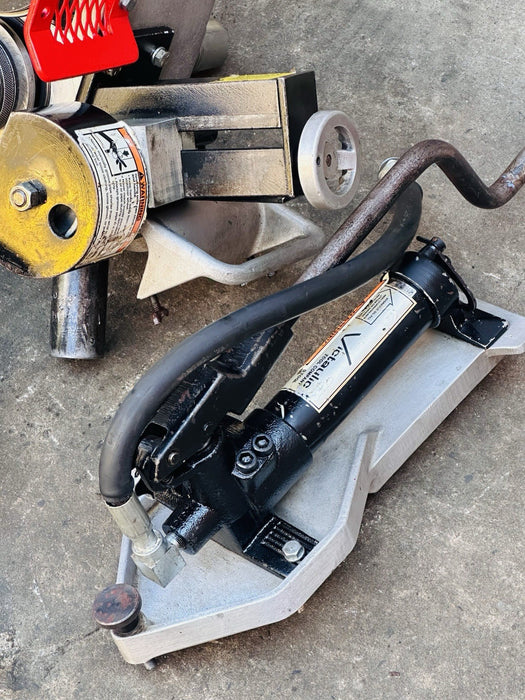 VICTAULIC VE416-FS Hydraulic Vic Roll Groover 2-16” Grooving Dies + Ridgid 300 ✅