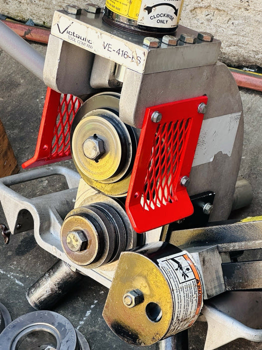 VICTAULIC VE416-FS Hydraulic Vic Roll Groover 2-16” Grooving Dies + Ridgid 300 ✅