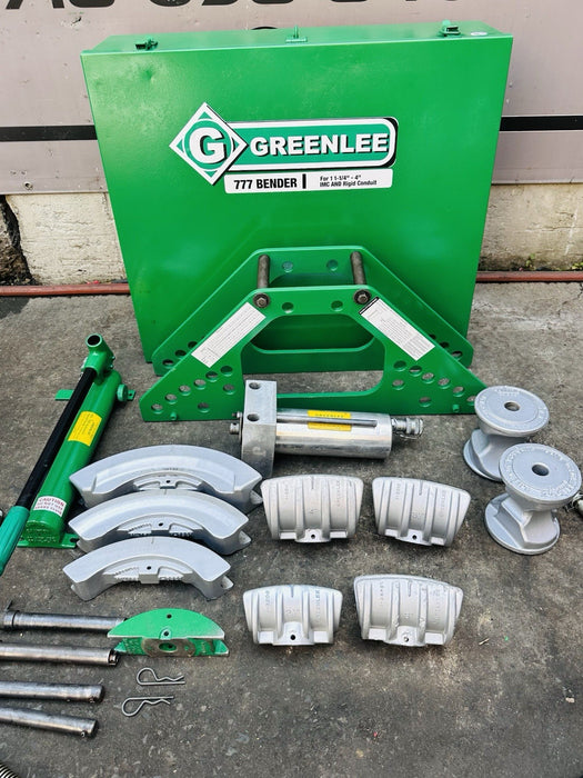 Greenlee 777 Hydraulic Bender 1-1/4”-4” Rigid Conduit *Refurbished* BG2