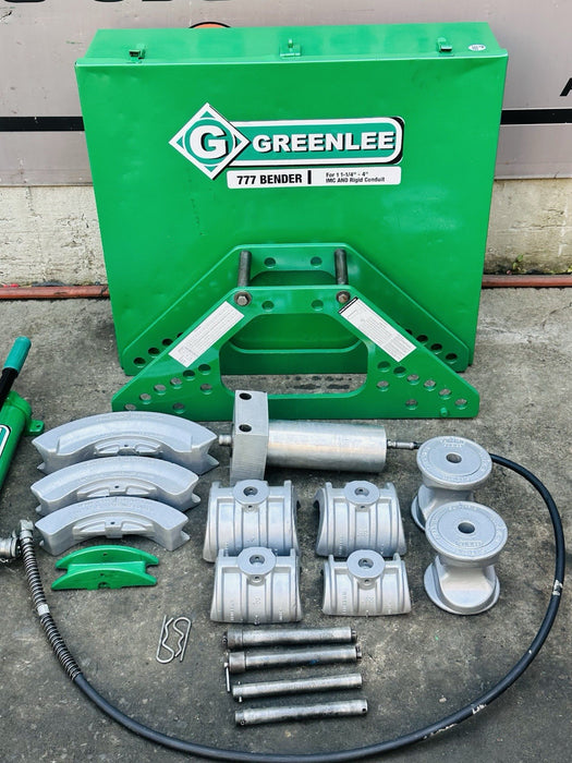 Greenlee 777 Hydraulic Bender 1-1/4”-4” Rigid Conduit *Refurbished* BG4
