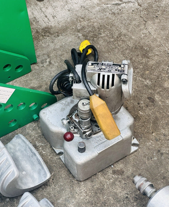 Greenlee 777 Hydraulic Bender 1-1/4”-4” W/ Electric Pump Rigid Conduit Refurb #5