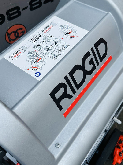 Ridgid 1224 Pipe Threader 2021 Machine 1/2”- 4” Threader Excellent Tested!!!