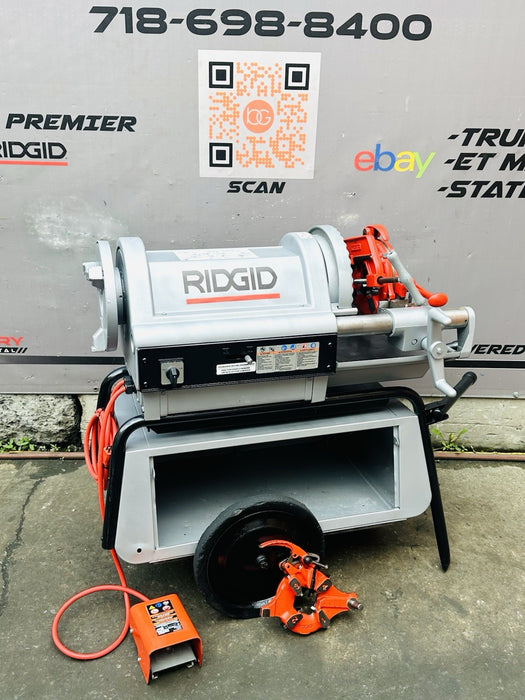 Ridgid 1224 Pipe Threader 2021 Machine 1/2”- 4” Threader Excellent Tested!!!