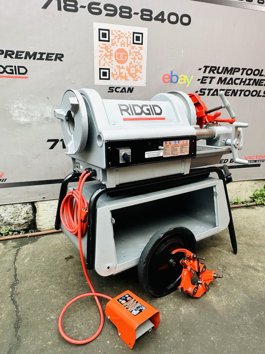 Ridgid 1224 Pipe Threader 2021 Machine 1/2”- 4” Threader Excellent Tested!!!