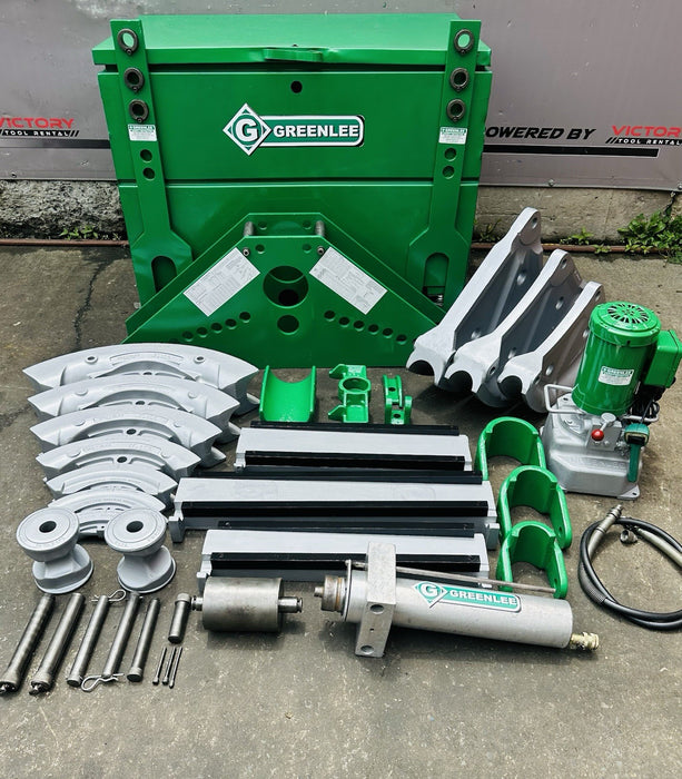 Greenlee 885 Rigid Bender 1-1/4-5” + 885TE 2-1/2, 3, 4” EMT Conduit Pipe Bender